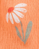 Conjunto curto bebê 3 peças texturizada floral multicor |