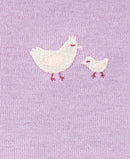 Kit body bebê 5 peças manga curta love bordado multicor |