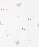 Kit body bebê 5 peças manga curta coruja floral multicor |