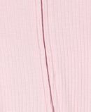 Kit macacão bebê 2 peças com pezinho canelado laço multicor |