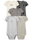 Kit body bebê 5 peças love to smile multicor |