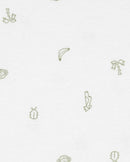 Kit body bebê 5 peças animais listrado multicor |