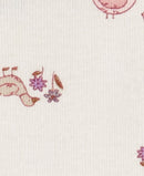 Kit body bebê 5 peças manga curta love bordado multicor |