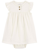 Vestido bebê canelado mescla com casaco multicor |