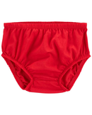 Vestido bebê com babados e laise vermelho |